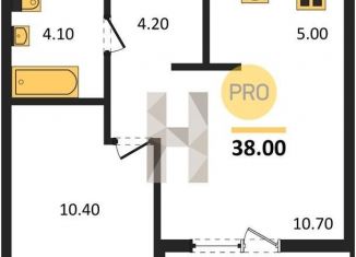 Продам 1-ком. квартиру, 38 м2, Новосибирск