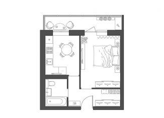 Продам 1-ком. квартиру, 34.4 м2, Волгоград