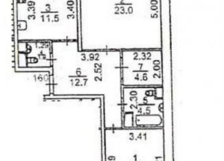 Продается двухкомнатная квартира, 77.5 м2, Москва, улица Семёна Гордого, 6