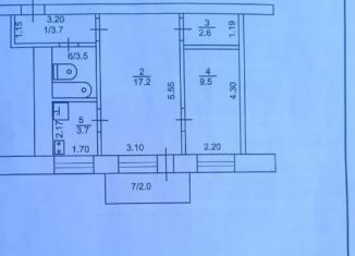 Продажа 2-комнатной квартиры, 40.8 м2, Учалы, улица Муртазина, 18