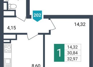 1-ком. квартира на продажу, 33 м2, Забайкальский край