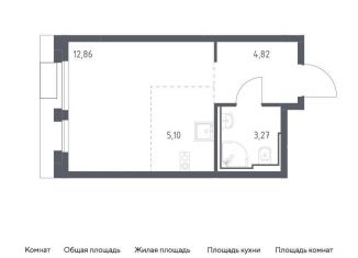 Продаю квартиру студию, 26.1 м2, Москва, жилой комплекс Квартал Герцена, к1