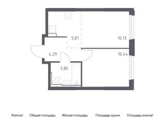 Продам 2-комнатную квартиру, 34.5 м2, Москва, жилой комплекс Квартал Герцена, к2