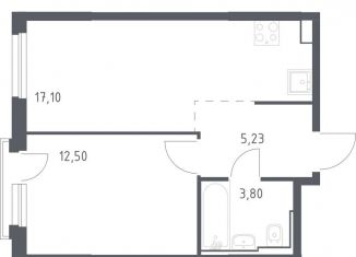 Продается 1-комнатная квартира, 38.6 м2, Москва, жилой комплекс Квартал Герцена, к2, метро Зябликово