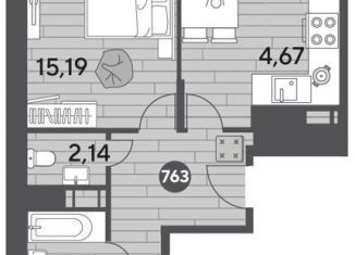 Продается 2-ком. квартира, 62.7 м2, Московская область