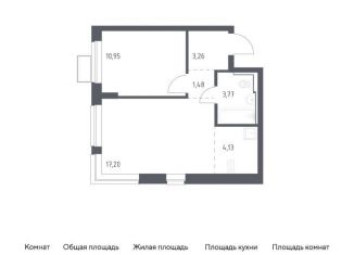 Продаю 1-комнатную квартиру, 40.8 м2, Московская область, жилой комплекс Егорово Парк, к3.1