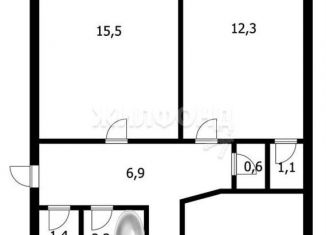 Продается 3-комнатная квартира, 57.5 м2, Новосибирск, Кировский район, Гэсстроевская улица, 83