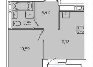 Продаю 1-ком. квартиру, 31.6 м2, городской посёлок Янино-1, Оранжевая улица, 8