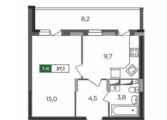 Продаю 1-ком. квартиру, 37.1 м2, Владимир, Октябрьский район, Сталинградский бульвар, 7