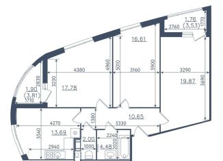 Продается 3-комнатная квартира, 88.7 м2, Сестрорецк