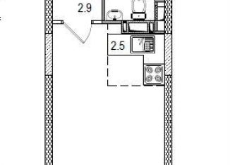 Продается 1-ком. квартира, 22.1 м2, Ногинск, Юбилейная улица, 4А