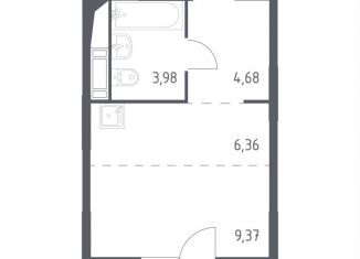 Квартира на продажу студия, 24.6 м2, дачный посёлок Кокошкино, улица Стожарова, 11