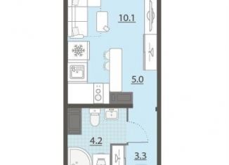 Продаю квартиру студию, 22.5 м2, Екатеринбург, метро Чкаловская, улица Архитектора Белянкина