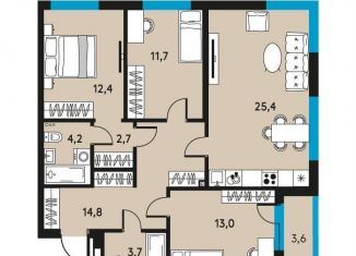 Продается 4-комнатная квартира, 89.7 м2, Пермь, улица Луначарского, 97