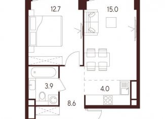 Продажа 2-комнатной квартиры, 44.2 м2, Москва, САО