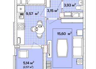 Продам однокомнатную квартиру, 36 м2, село Агой, Тепличная улица, 4к3