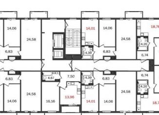 Продается 1-комнатная квартира, 44.3 м2, Ленинградская область, улица Мира, 9