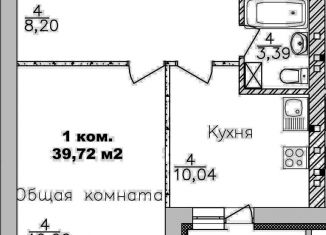 Продам однокомнатную квартиру, 39.7 м2, Новосибирск, улица Романтиков, 20, метро Площадь Гарина-Михайловского