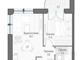 Продажа однокомнатной квартиры, 40.4 м2, Москва, метро Бутырская, улица Академика Королёва, 21