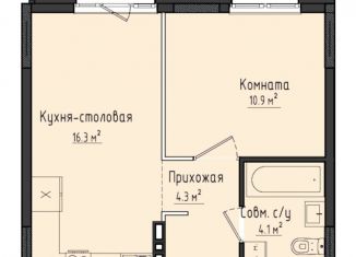 Продажа однокомнатной квартиры, 35.6 м2, село Первомайский, ЖК Город Оружейников, жилой комплекс Город Оружейников, 20