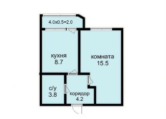 Продажа 1-комнатной квартиры, 36 м2, Краснодар, улица им. Героя Яцкова И.В., 19к1