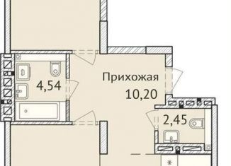 Продажа 2-комнатной квартиры, 77.6 м2, Новосибирск, улица Дуси Ковальчук, 248/1, метро Заельцовская