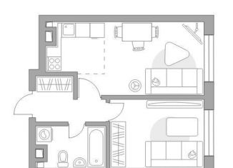 Продажа 1-комнатной квартиры, 38.6 м2, Москва, район Западное Дегунино