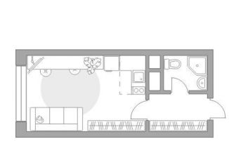 Продажа квартиры студии, 23.4 м2, Балашиха