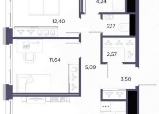 Продажа 2-комнатной квартиры, 61.3 м2, Санкт-Петербург, Лисичанская улица, 22, Лисичанская улица