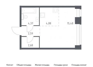 Продаю квартиру студию, 30 м2, Москва, ЗАО, жилой комплекс Нова, к1