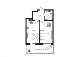 Продается 1-комнатная квартира, 45.2 м2, Краснодарский край