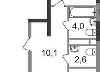 Продажа двухкомнатной квартиры, 64 м2, Москва, 2-я Боровская улица, 1