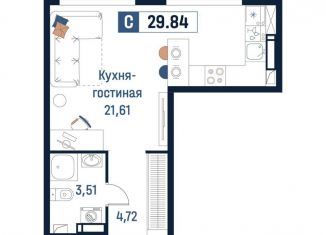 Продается квартира студия, 29.8 м2, Ленинградская область