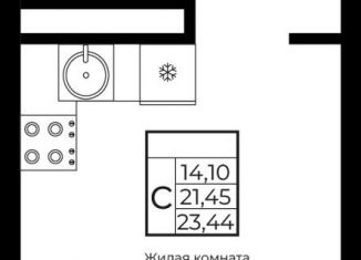 Продается квартира студия, 23.4 м2, Краснодар, жилой комплекс Европа Клубный Квартал 9, лит4