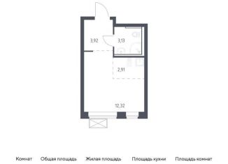 Продается квартира студия, 22.3 м2, Московская область, микрорайон Пригород Лесное, к14.1