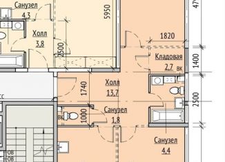 Продается квартира свободная планировка, 70 м2, Москва, проспект Лихачёва, 12к3, Даниловский район