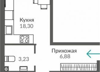 Продаю 2-ком. квартиру, 65.7 м2, Крым