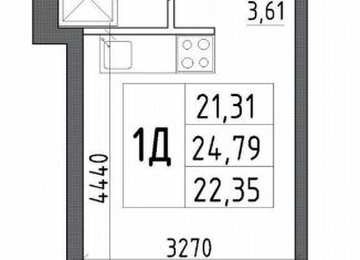 Продам 1-ком. квартиру, 39.7 м2, Шелехов