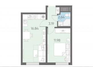 Продажа 1-ком. квартиры, 34.7 м2, Санкт-Петербург, Красносельский район