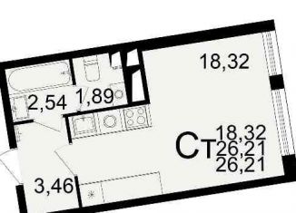 Продажа 2-комнатной квартиры, 67.2 м2, Рязань