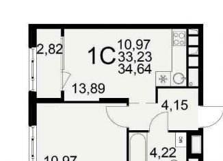 Продам 2-ком. квартиру, 56.5 м2, Рязань