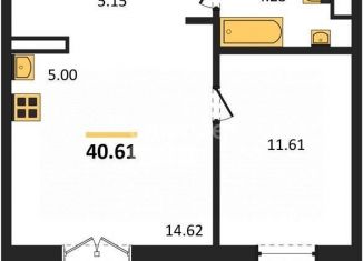 Продается однокомнатная квартира, 40.1 м2, Челябинск, улица Профессора Благих, 85с1, Курчатовский район