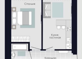 Продажа однокомнатной квартиры, 42 м2, посёлок Пригородный
