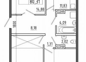 Продажа 3-ком. квартиры, 85.3 м2, Шелехов