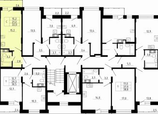 Продам квартиру студию, 21.2 м2, деревня Скотное, Рождественская улица, 2