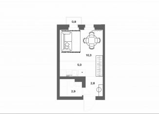 Продаю квартиру студию, 21.2 м2, деревня Новое Девяткино