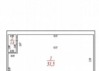 Продаю помещение свободного назначения, 53.3 м2, Ставропольский край, улица Чайковского, 6