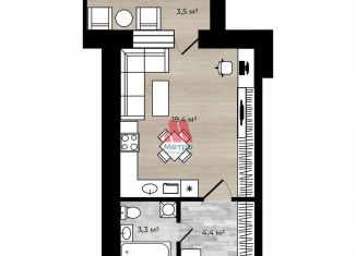 Продажа квартиры студии, 27.3 м2, Тутаев, Советская улица, 7Г