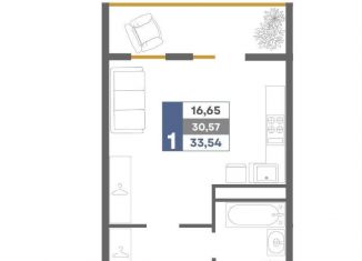 Продаю квартиру студию, 33.5 м2, Крым, село Мирное, 2