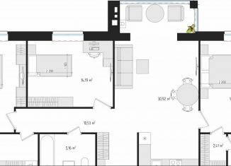 Продается 3-комнатная квартира, 104.5 м2, Брянск, улица Некрасова, 20